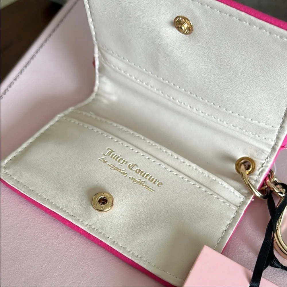 Juicy Couture Hot Pink Card Holder wallet - Picture 9 of 12